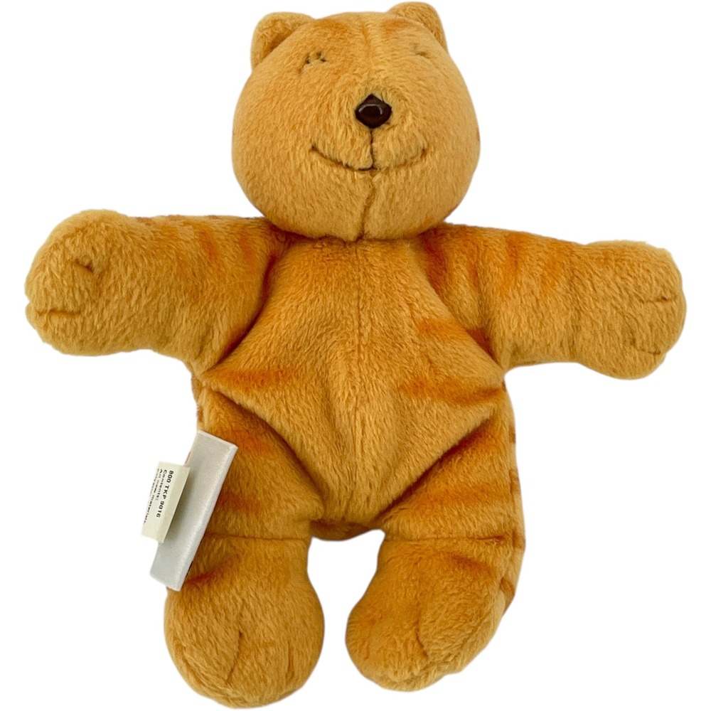 Hallmark Orange Tabby Cat Plush Toy 1991 Stuffed Animal "Kids With Love"
